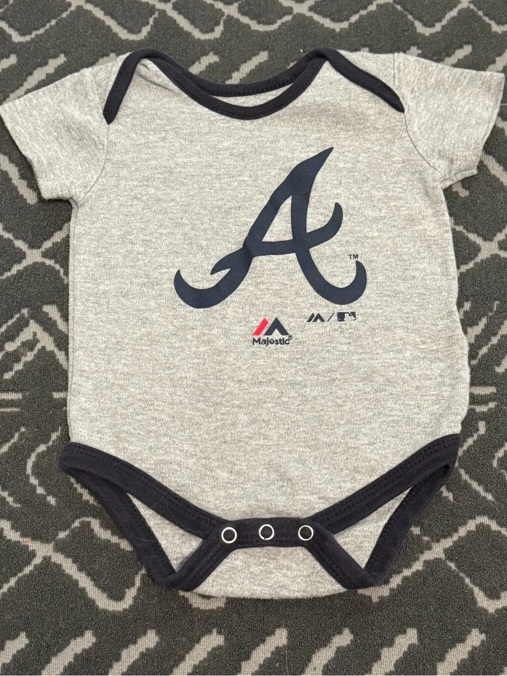 Baby boy Atlanta braves onesie
